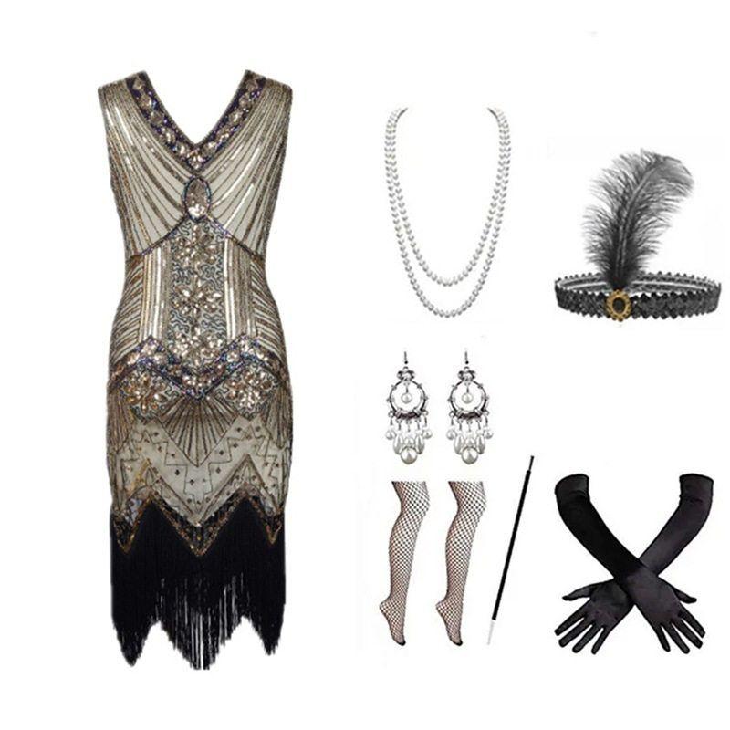 1920. gadu vintage kleita, Gatsby stila