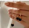 Fashion Light Luxury Earrings Necklace Set for Women