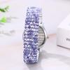 Cute One Size Fits Stylish Analog Stainless Steel Floral Quartz Fashion Accessory Perfect Gift for Bohemian-style Women's Watch, All Display, Band,