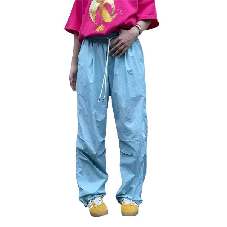 Żywe Wodoodporne Szybkoschnące Casualowe Spodnie Nylonowe - Modne Wiatroodporne Spodnie Spadochronowe