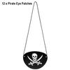 1 Set Pirate Eye Patch Felt One Eye Skeleton Elements Costume Matching Supply Blinder Blindfold Toy for Household Kindergarten