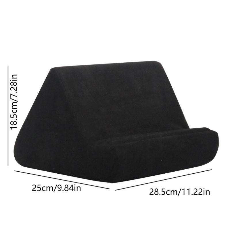 Ergonomic Memory Foam Tablet Pillow Stand Holder for Secure Device Support in Bed Sofa Use