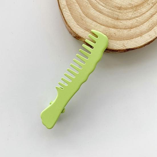 5 Piezas Pasador de Pelo para Niña Diseño de Peine Simulado Color Caramelo Pinzas Fuertes para Flequillo Accesorio de Peinado de Verano