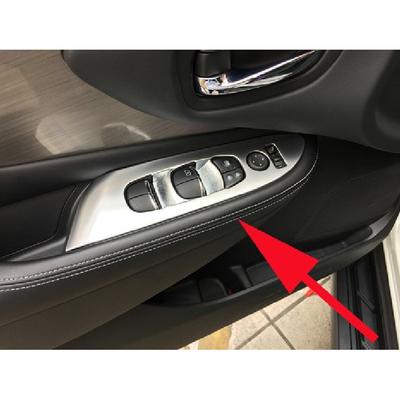Pearl Chrome Door Armrest Window Switch Cover Trim for 2015- Nissan Murano