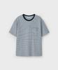 Yunionbeullu Washed Border S/S T-Shirt [Frost]