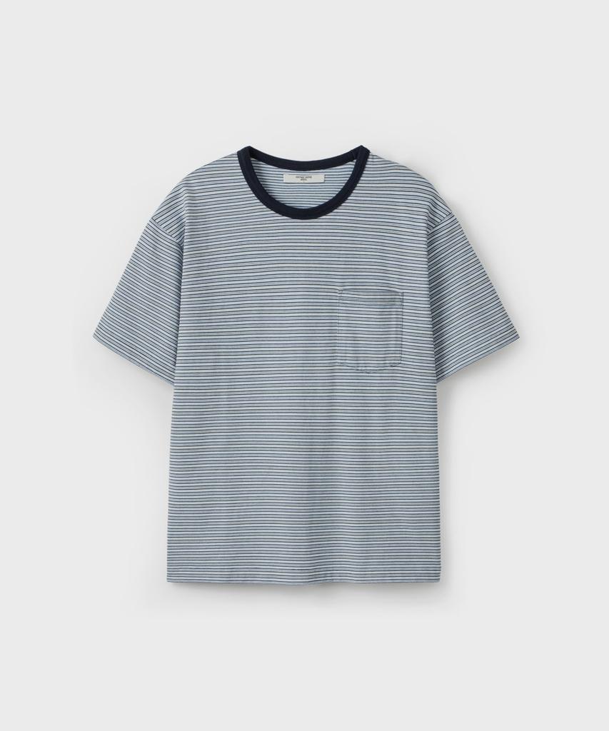 Yunionbeullu Washed Border S/S T-Shirt [Frost]