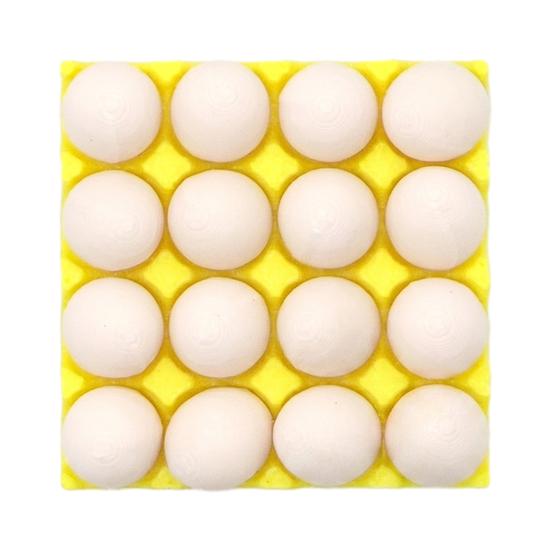 yangyizhi 3D Egg Holder Refrigerator Magnet, Farmhouse Rustic Tray Fridge Decorative Magnet for Whiteboard Locker Door