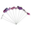 10 Pcs Butterfly Stakes 10 Inch Colorful Butterfly Garden Decoration PVC Waterproof Artificial Butterflies Stick for Plant Pot Patio Yard Garden Decor