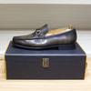 Fashion Classic Men's Loafers Genuine Leather Handmade Metal Chain Casual Business Dress Shoes Fashion Party Wedding Footwear for Men