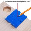 2Pcs Hinge Drilling Locator Cabinet Door Hinge Punching Positioning Ruler Template Woodworking Hinge Installation Auxiliary Tool