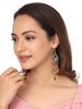 Women and Girls Fashion Dangler Earrings | Gold Plated Long Beaded Tassel Earrings Bohemia Dangler Earrings