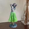 Hawaiian Dashboard Doll Resin Figure 6.3" Realistic Dancing Decoration Girl