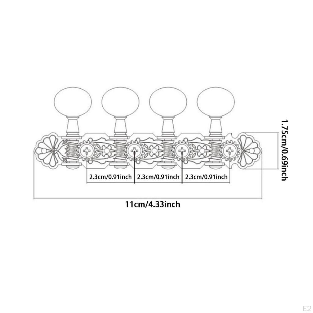 Gitar Stimmwirbel Mandoline Ersatzteile Professionell Einfache Installation Musikinstrument Teile für