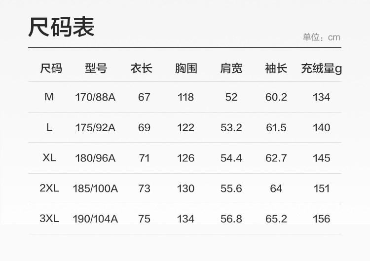 Hooded Duck Down Jacket for Men