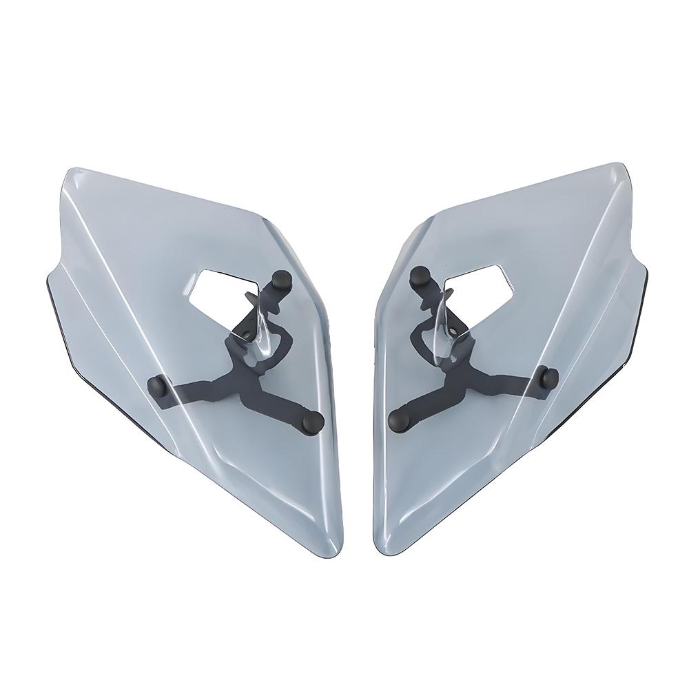 

For BMW R1200GS LC 13-19, R1250GS 19-23, F750/F850 GS 18-23 motorcycle modification left and right side wind deflector wings сірий колір