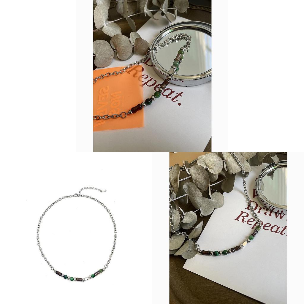 Modern Geometric Stainless Steel Cross Chain Necklace For Men And Women