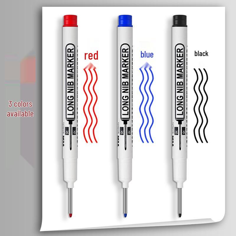 Multi-Surface Deep-Mouth Marking Pen for Woodworking & Tile Installation