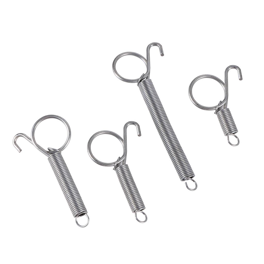 5/7/8.2/11.3Cm Cage Door Spring Hook Metal Spring Hooks Sturdy Tension Fixing Spring For Wire Rabbit Bird Hamster Cages 10Pcs