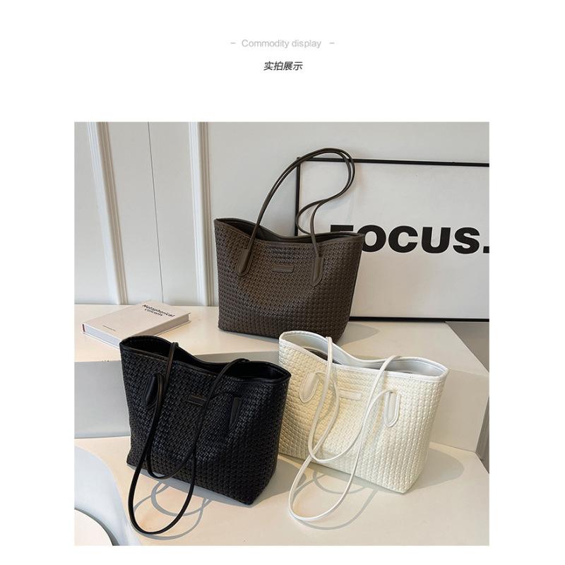 Tooxika Women's New Simple High-end Large-capacity Tote Bag Versatile Single-shoulder Underarm Bag