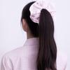 Inner Museum Gingham Check Piping Scrunchie (PINK CHECK)