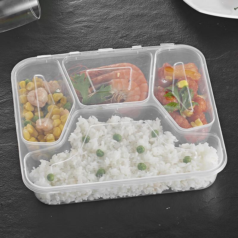 Baichufang Disposable 4-Compartment Meal Boxes