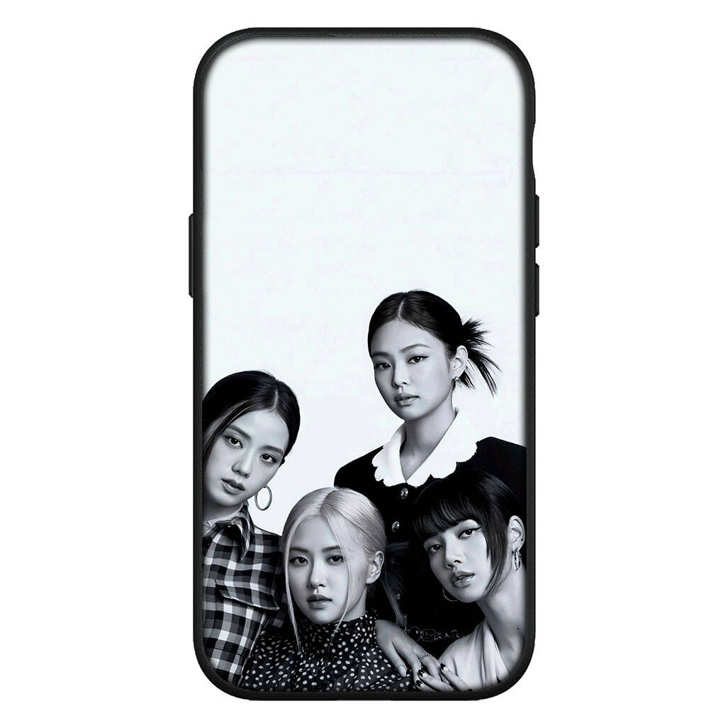 for Motorola Moto Edge 70 60 50 G54 G86 Samsung Galaxy S25 iPhone 17 16 15 Xiaomi Redmi Note 14 13 Pro Max Phone Case Kpop Pinks Korean Black Cover