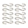10Pcs S Shaped Hooks Strong Thickened Metal   S Shaped Widely Used Small S Hooks for Clothes Bags Utensils