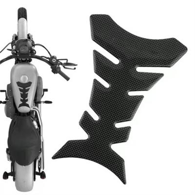 3ks Motocyklová palivová nádrž Univerzální podložka na nádrž motocyklu Samolepka rybí kost Ozdobné nálepky na motorku Kryt chrániče oleje a plynu