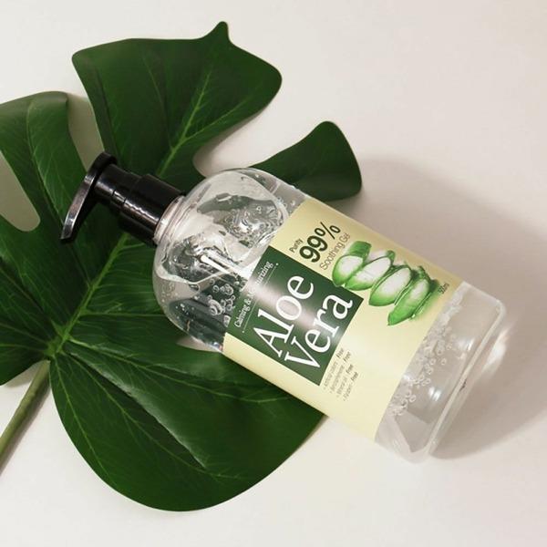 

Pump-type container with ample capacity soothing gel 500ml (WC6E5E6) for moist and dry skin