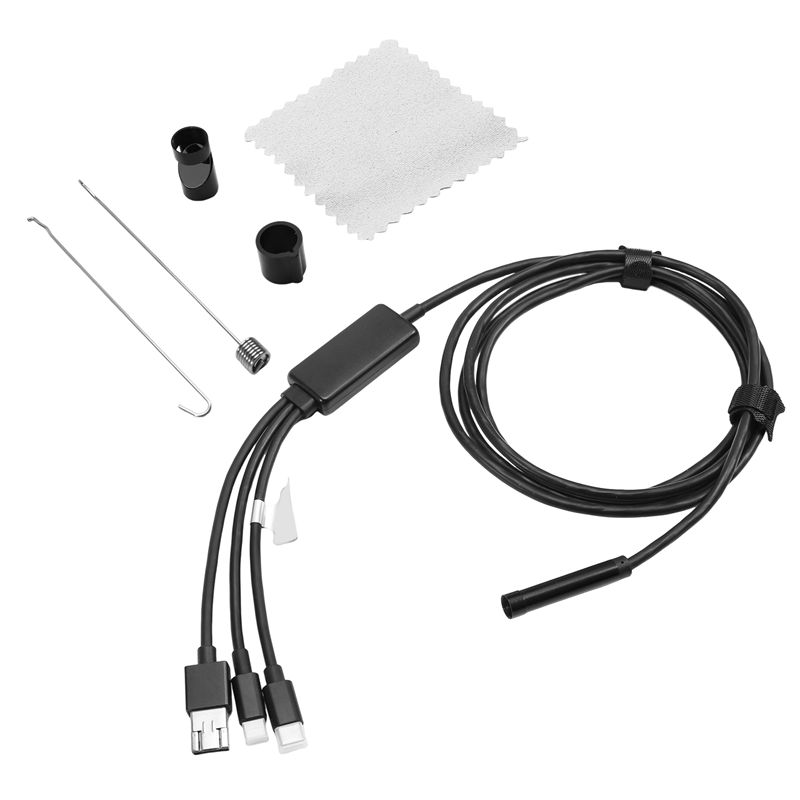 AEE4-Mobile Phone Endoscope High-Definition Endoscope High-Definition Endoscope 4-In-1 Endoscope Waterproof Car Endoscope