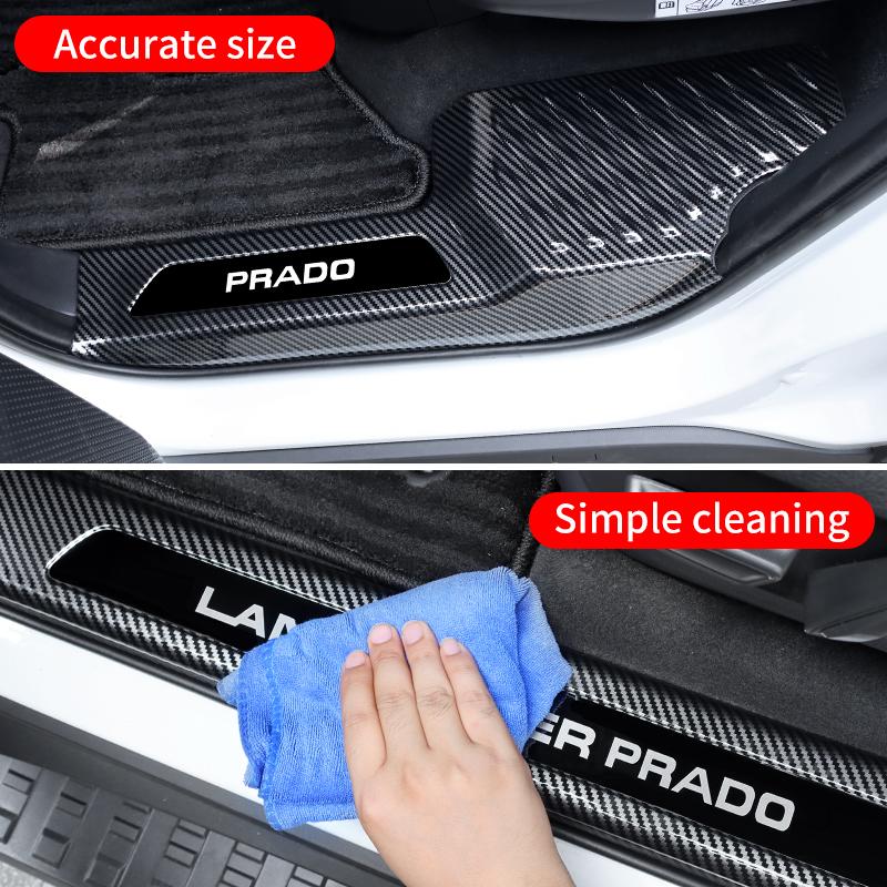 APA1 For Toyota Land Cruiser 250 2024 2025 Prado LC250 1958 First Edition Threshold Decoration Protection Cover,Interior Accessories