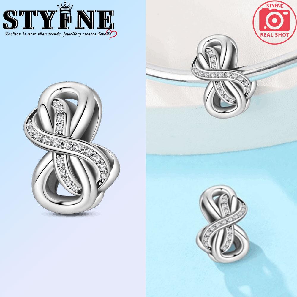 

Copper Colorful Square Möbius Strip Heart Charms Beads Fit Original Bracelet Necklace Fine Jewelry Women Diy Gifts