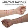JULYSTAR Five Color Pearlized Fine Glitter Microparticle Pentel Blush Stereoscopic Contouring Tri-Color Marbled Blush