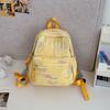 Schoolbag1011 New Trendy Fashion Backpack Korean Version Sweet and Cute Backpack Harajuku Style Foreign Style Embroidered Student Schoolbag