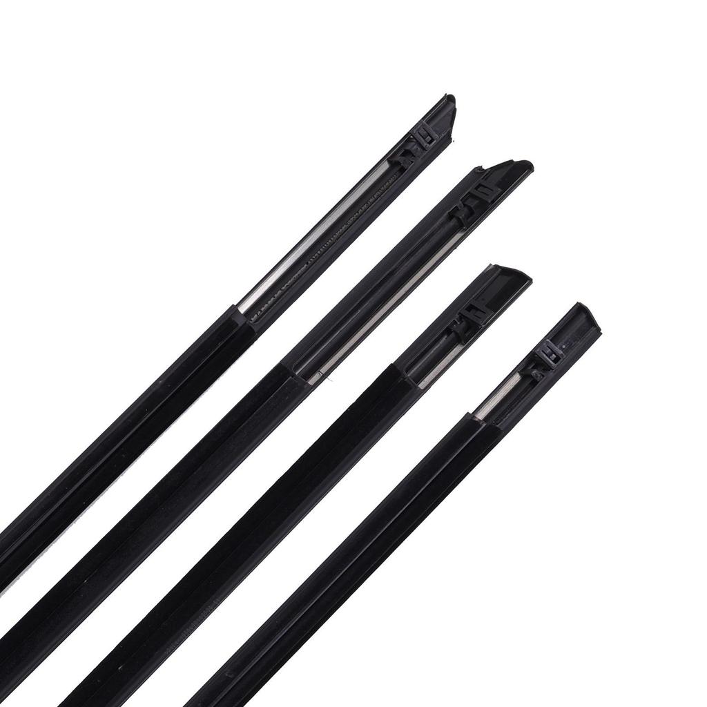 Compatible with 2004-2007 Nissan Teana: Window Glass Outer Trim Strip - Water Deflector/Sealing Strip.