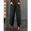Winter Cotton Pants Straight Pants Women's Padded Cotton Warm Thickened Outer Wear Long Pants Cotton Pants