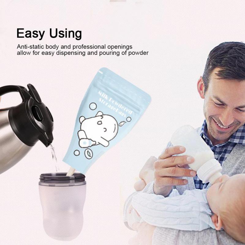 BPA Free 36Pcs//Pack Portable Disposable Formula Pouch Dispenser Baby Milk Powder Storage Bags Milk Powder Box Storage Safe and Non-Toxic