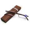 IENJOY TR90 Reading Glasses Anti-Blue Light Reading Glasses Men Half Frame Prescription Eyeglasses Male Eyewear With Case1.0-4.0
