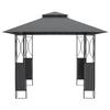 VidaXL Belvédère avec toit anthracite 300x300x270 cm acier 360141