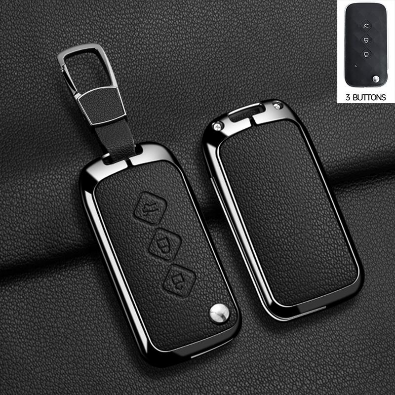 Zinc Alloy Remote Car Key Case for Wuling Hongguang S Baojun 510 730 360 560 RS-5 530 630 Chevrolet AveoTrax Groove Captiva 2024
