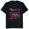 Wonderful 80th Birthday Celebration For Unisex Funny Gift Idea ShortSleeved Shirt With Round Neckline Comfortable TShirt