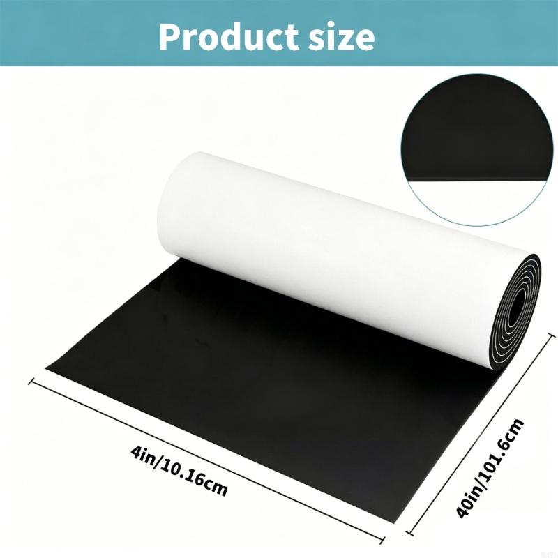 Adhesivo Automático Antideslizante Almohadilla de Silicona para Muebles Agarre Fuerte Rollo de 4 Pulgadas Por 40 Pulgadas Se Corta para Adaptar para Sillas Mesas Armarios M4YD