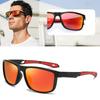 Mode Sonnenbrille für Herren Damen Klassischer quadratischer Rahmen Outdoor Fahren Spiegel Nachtsicht Sonnenbrille