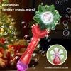 Christmas Santa Christmas Electric Bubble Machine Christmas Bubble Maker Kids Toy  New Year Gift