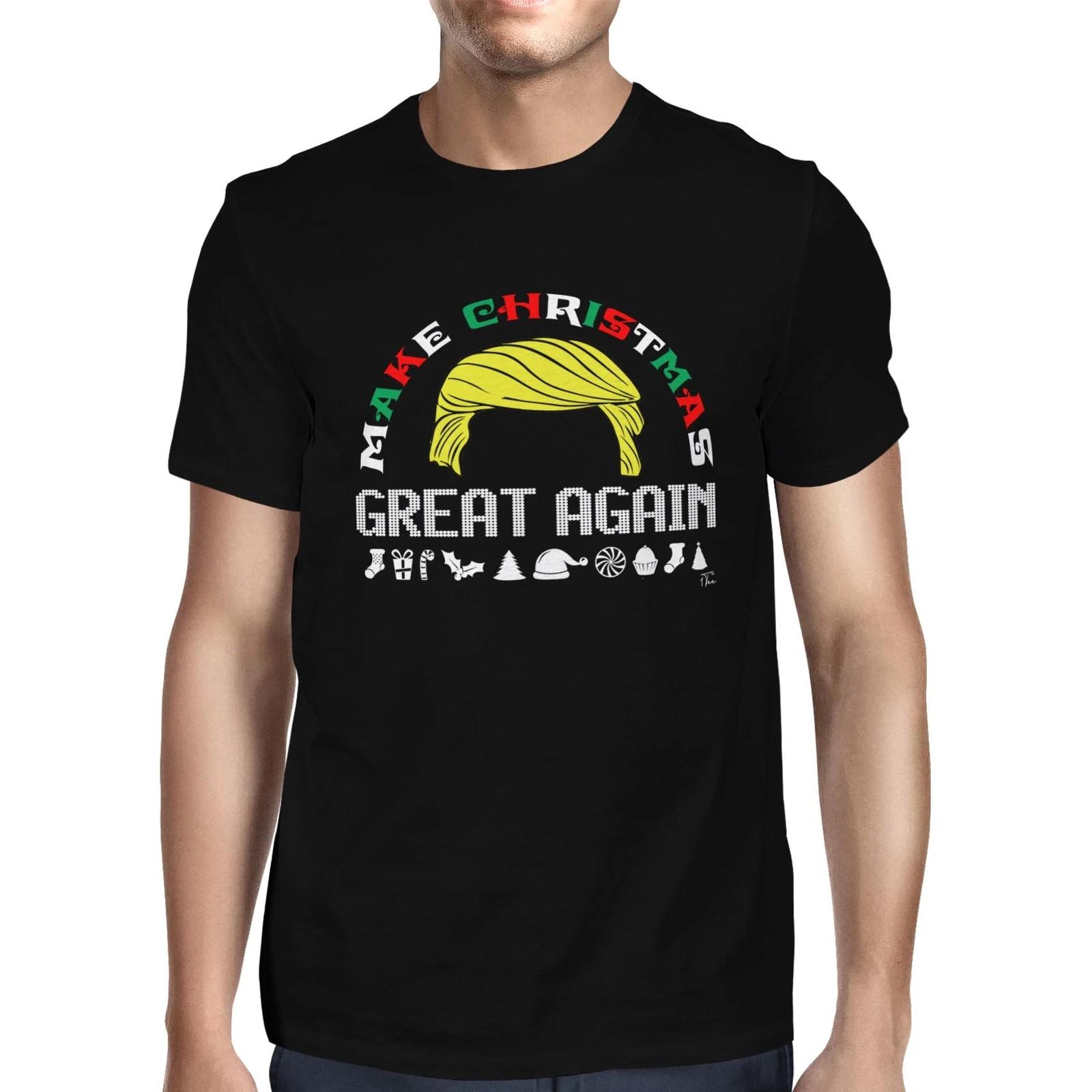 1Tee Mens Make Christmas Great Again T-Shirt XS