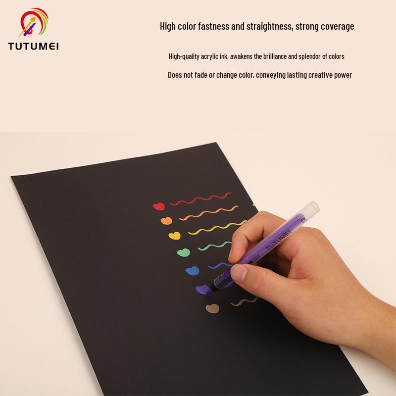 Large Capacity Liquid Ink Acrylic Marker - 36 Opaque Colors for Art and DIY