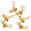 6Pcs Guitar Locking Tuners Tuning Pegs for Full Enclosed Electric Guitars AccessoriesGold