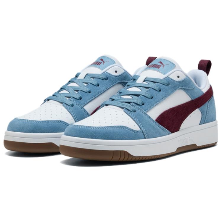 Puma Rebound Comfortable Versatile Durable Low-Top Sneakers Unisex Sneakers Blue 402262-06