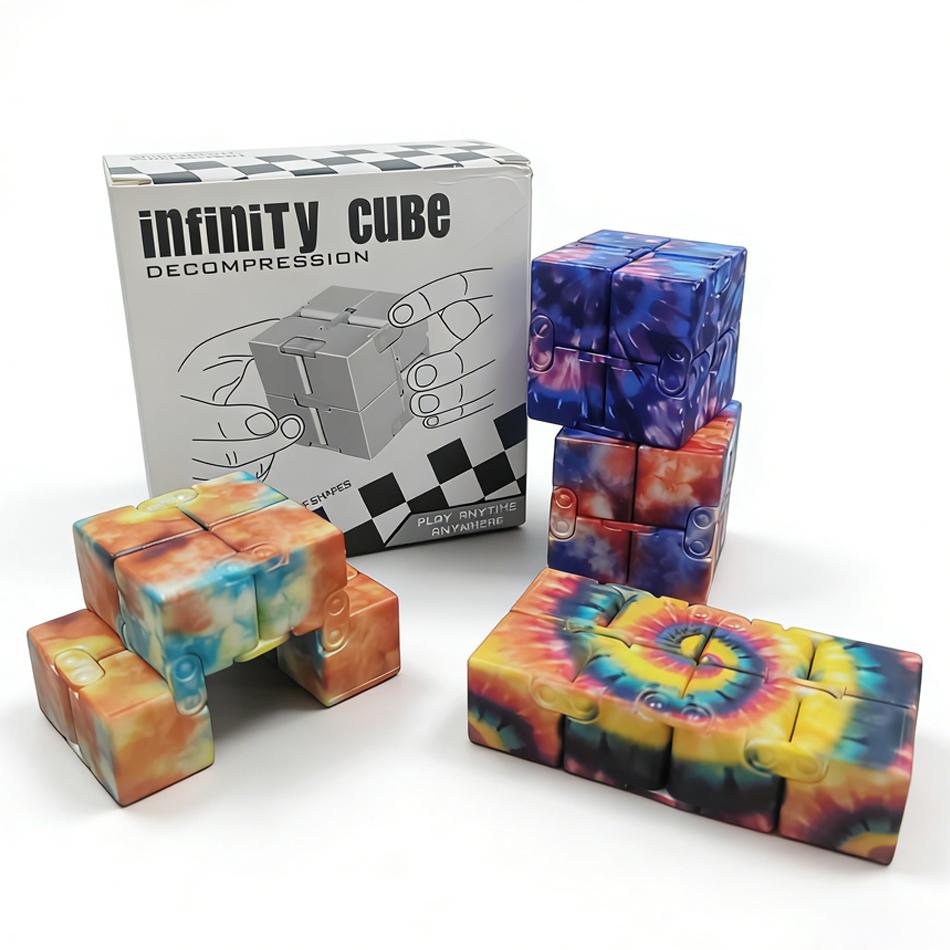 Fidgets Toy Autism Anti Stress Relief Creative Infinite Cube Magic Cube Office Flip Cubic Puzzle Stop Stress Reliever Autism Toy