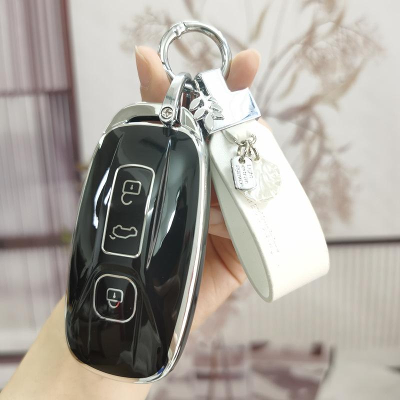 Tpu Car Remote Key Case Cover For Aiways U5 Pro U6 Se Protect Shell Fob Auto Accessories